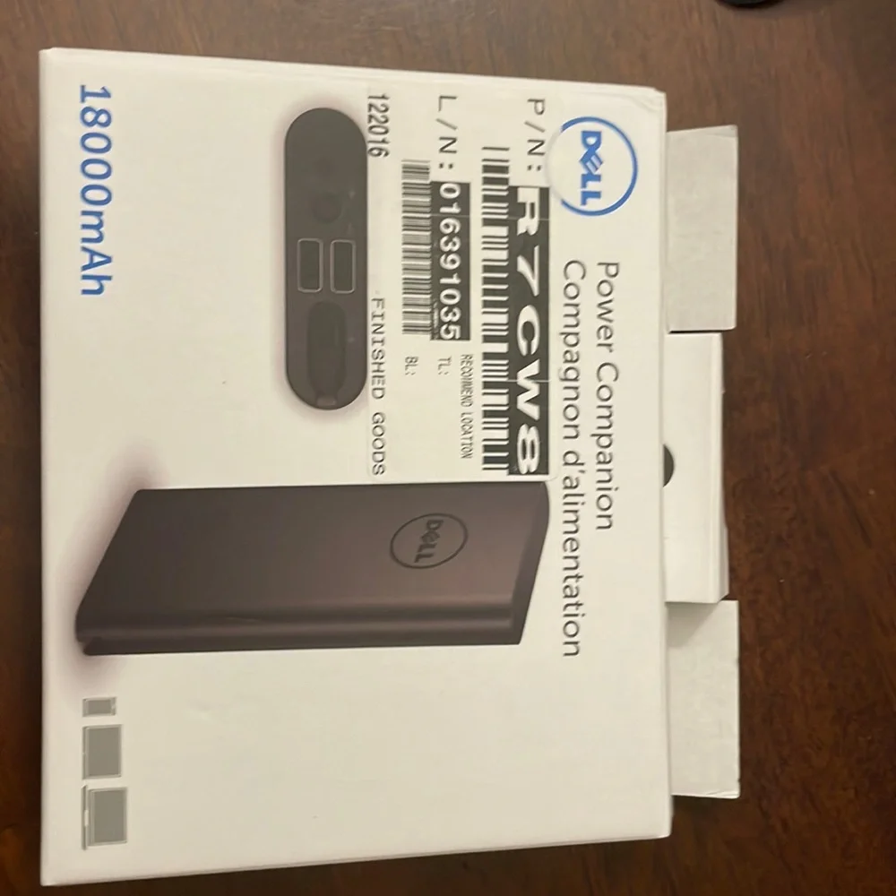 NWOT - Dell power companion - extra battery